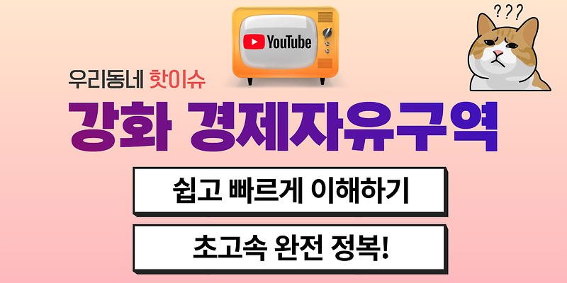 강화 경제자유구역 쉽고 빠르게 이해하기💡 사진